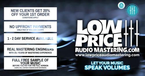 Low_price_Audio_Mastering_Social_Media_Banner